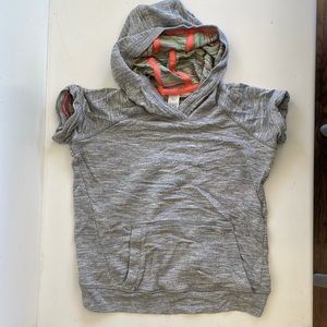 Athleta girl short sleeved hoodie